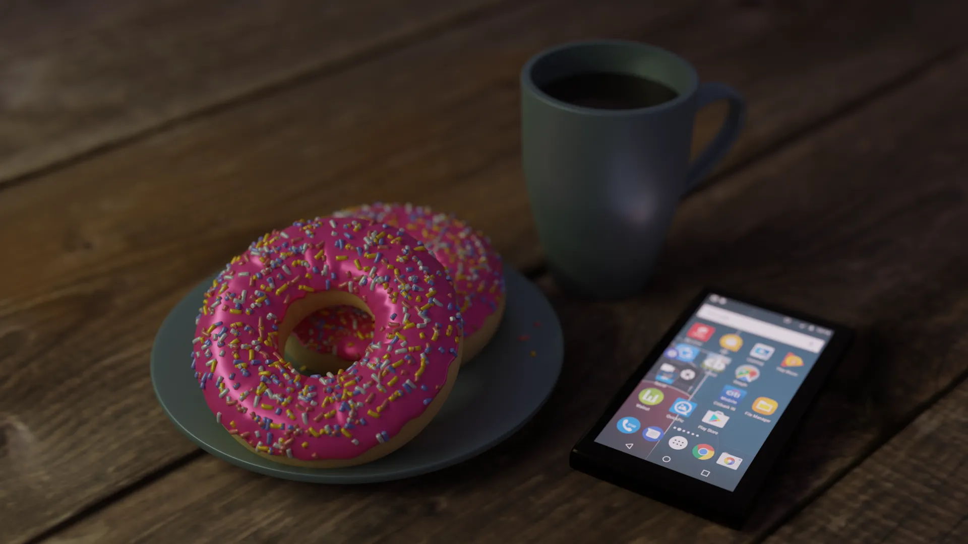 Somebody's turned off this striplight now but it's still quite dark. Looking more realistic though. Definitely progress being made.